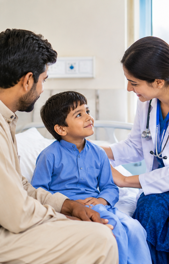 Compassionate Care Across Three Clinic Scenes - Copy (2)